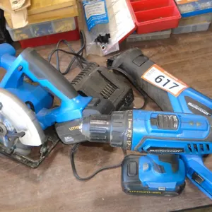 Mastercraft 20v Drill, Skill Saw & Sawzall Set w/Charger & Batteries