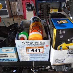L/O 3 Boxes Paint Spray Gun; Auto Wipes