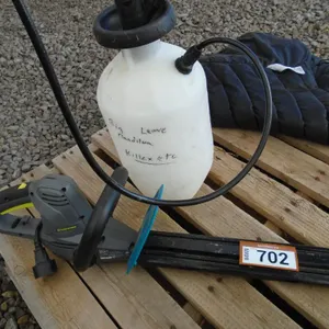 Yardworks Hedge Trimmer & Hand Garden Sprayer