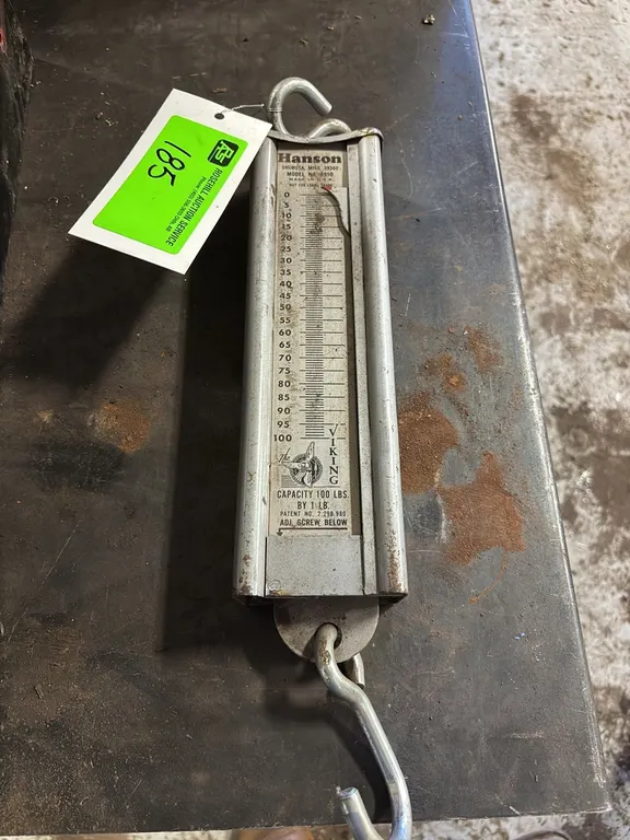 Hanson 100lb Hanging Scale