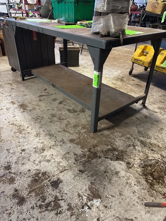 36" x 72" Metal Work Bench, No Wheels