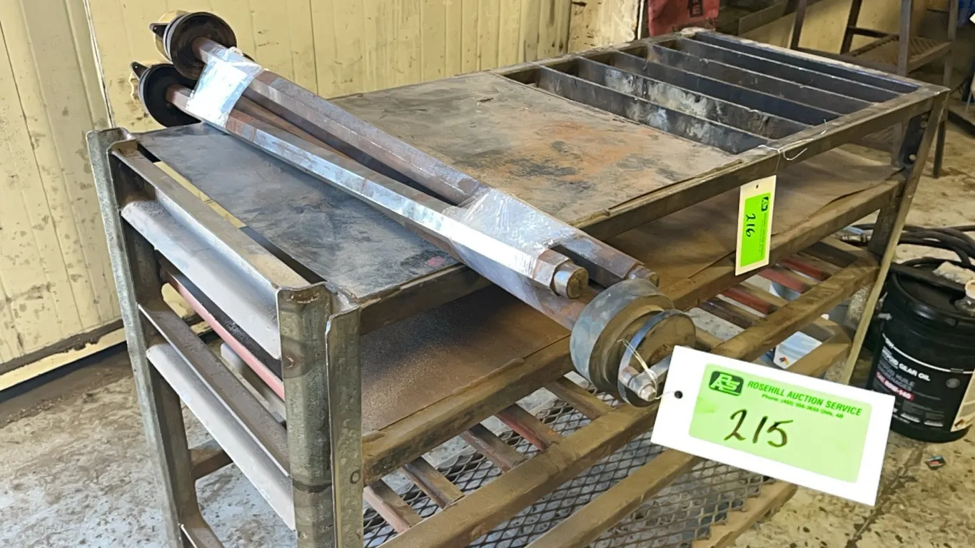 (3) 50 Series Metering Roller Shafts