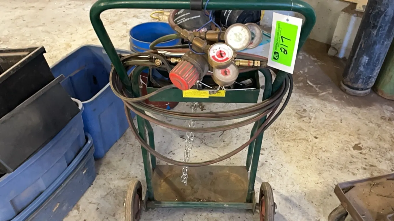 Oxy/Acetylene Outfit Cart