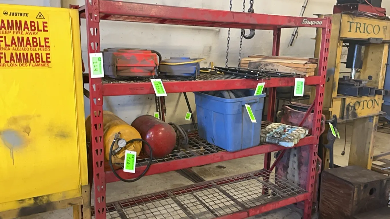 Snap-on 6' Shop Rack **Contents Not Included**