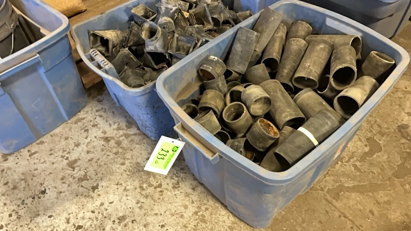 (2) Totes of Boots and Connectors For 20/30/40/50 Series Manifolds