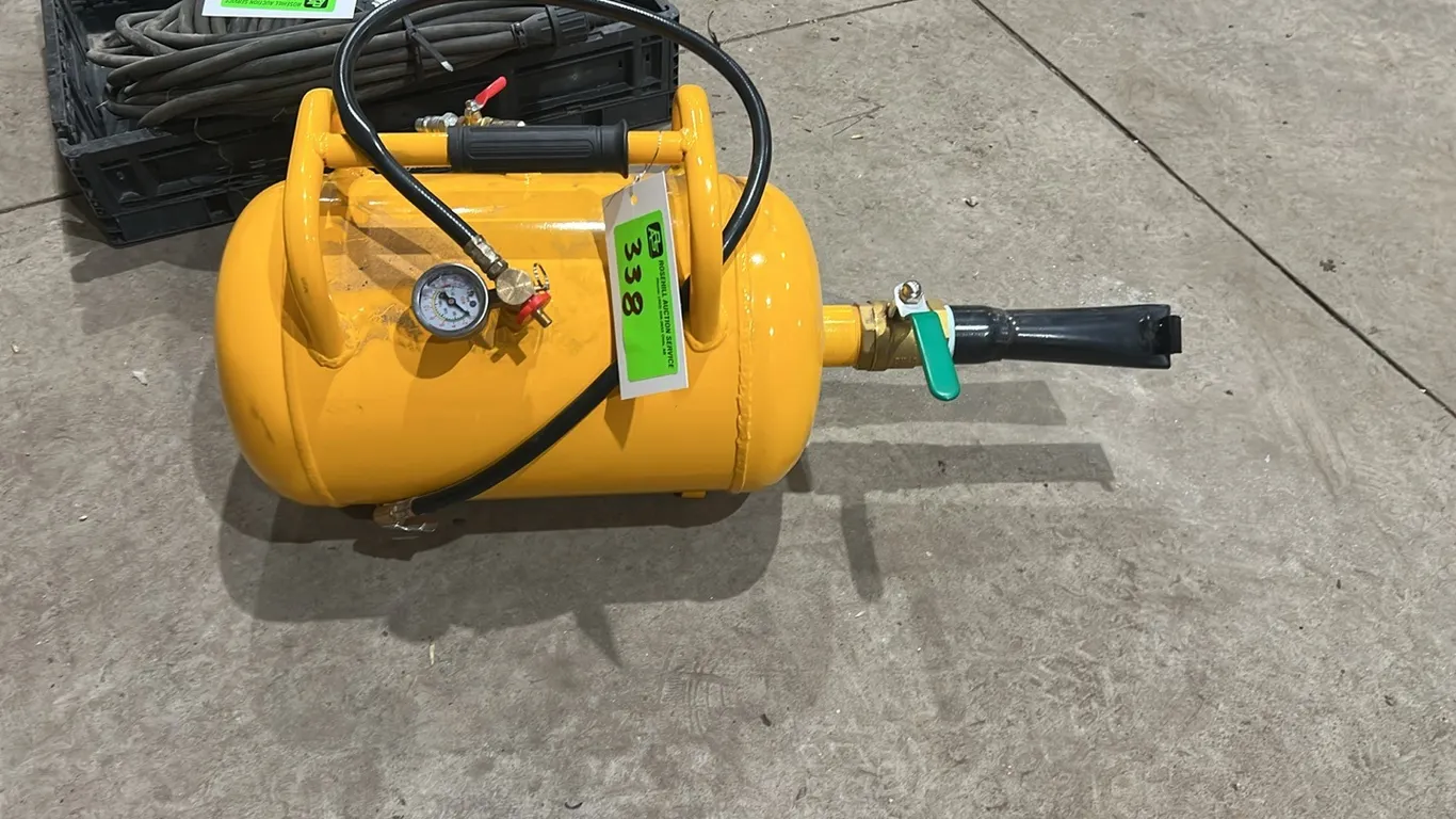 Portable Bead Blaster Air Tank