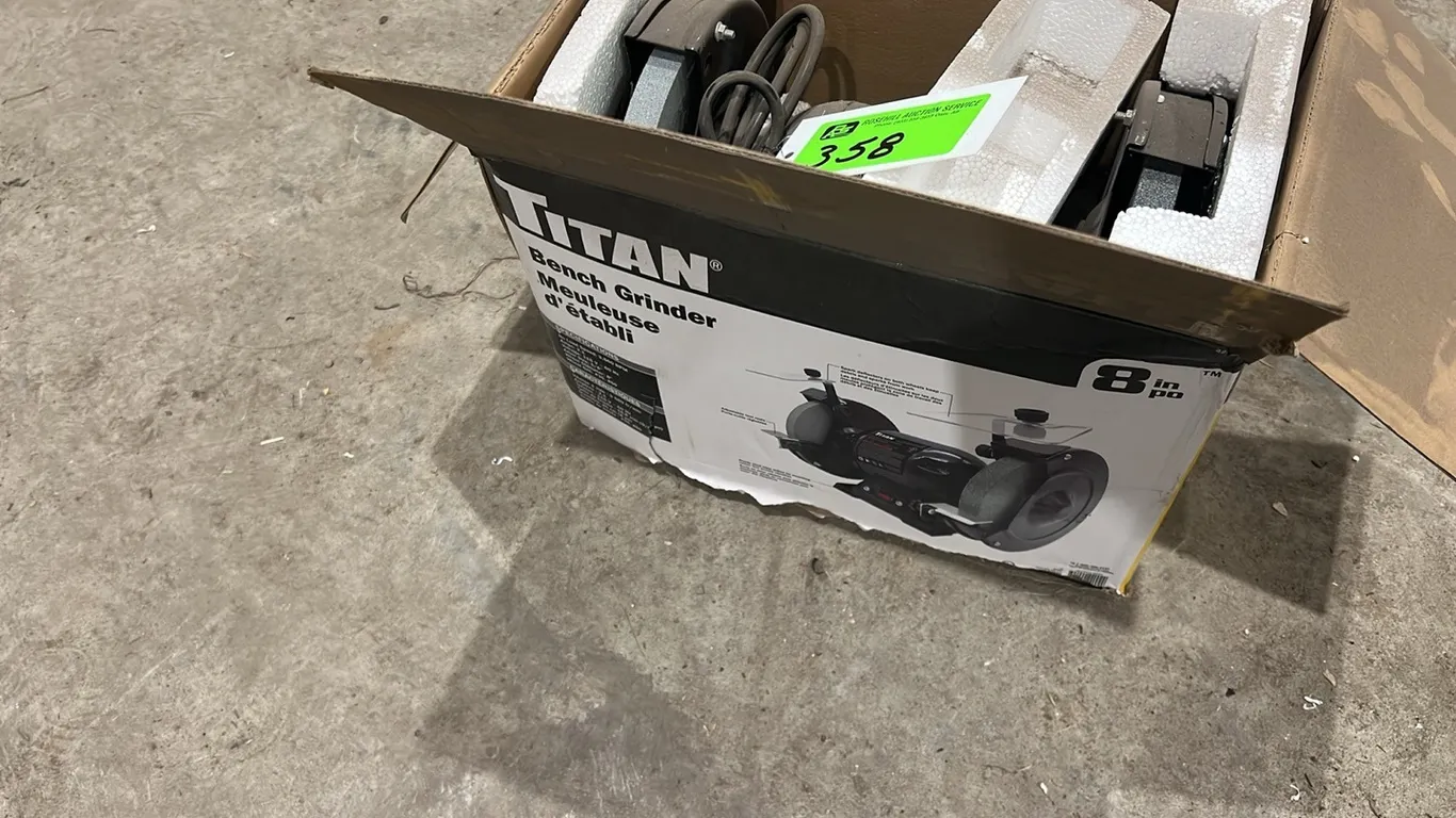 Titan 8" Bench Grinder