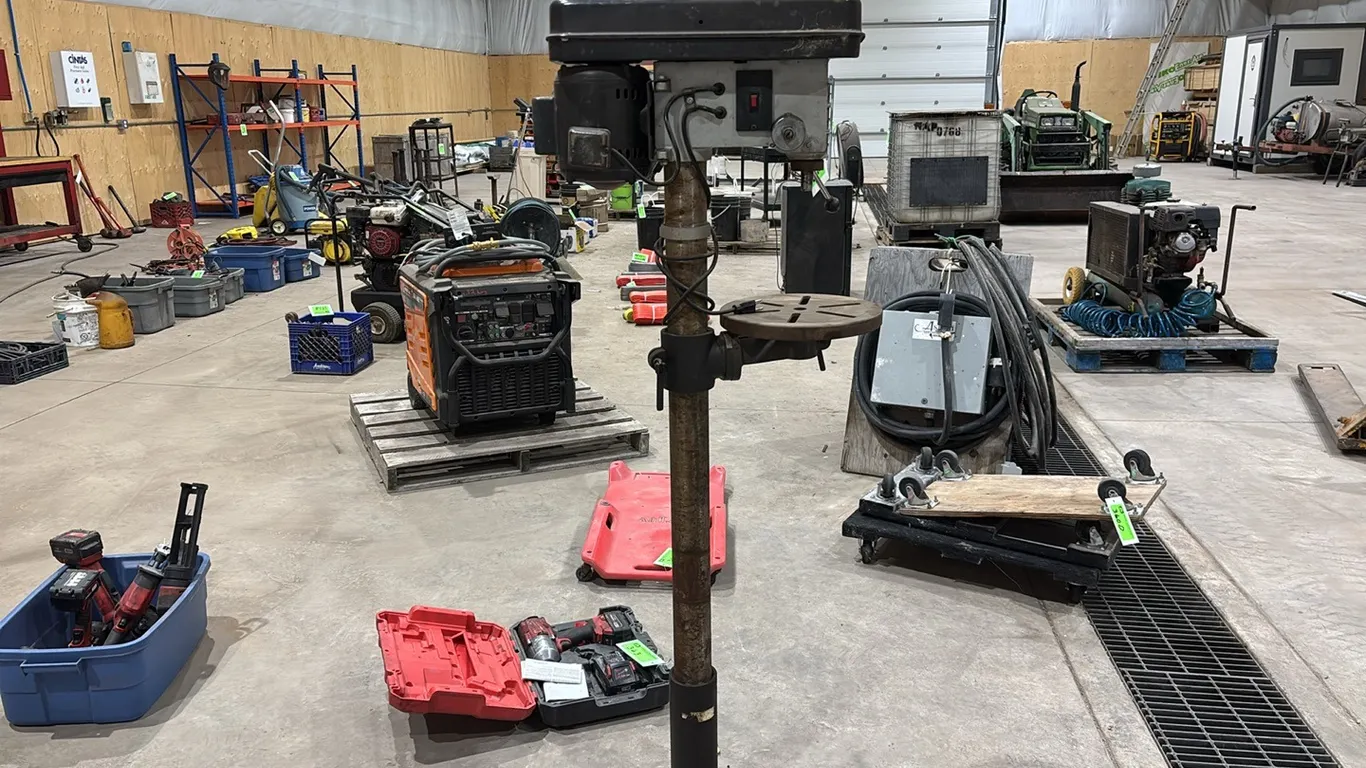 K+F 16 Speed 110Volt Drill Press with 3/4 HP Electric Motor