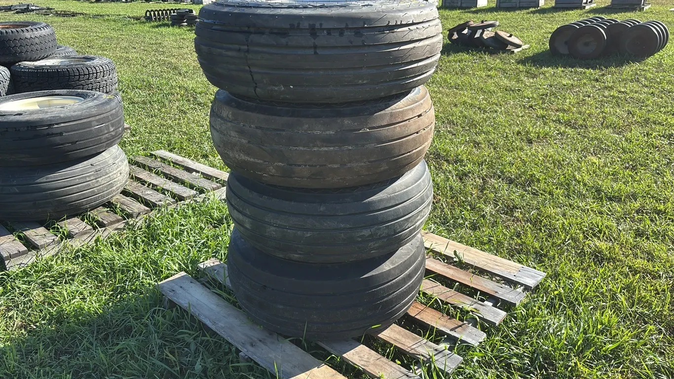 (4) Goodyear 11L - 15Fl Load Range F Implement Tires