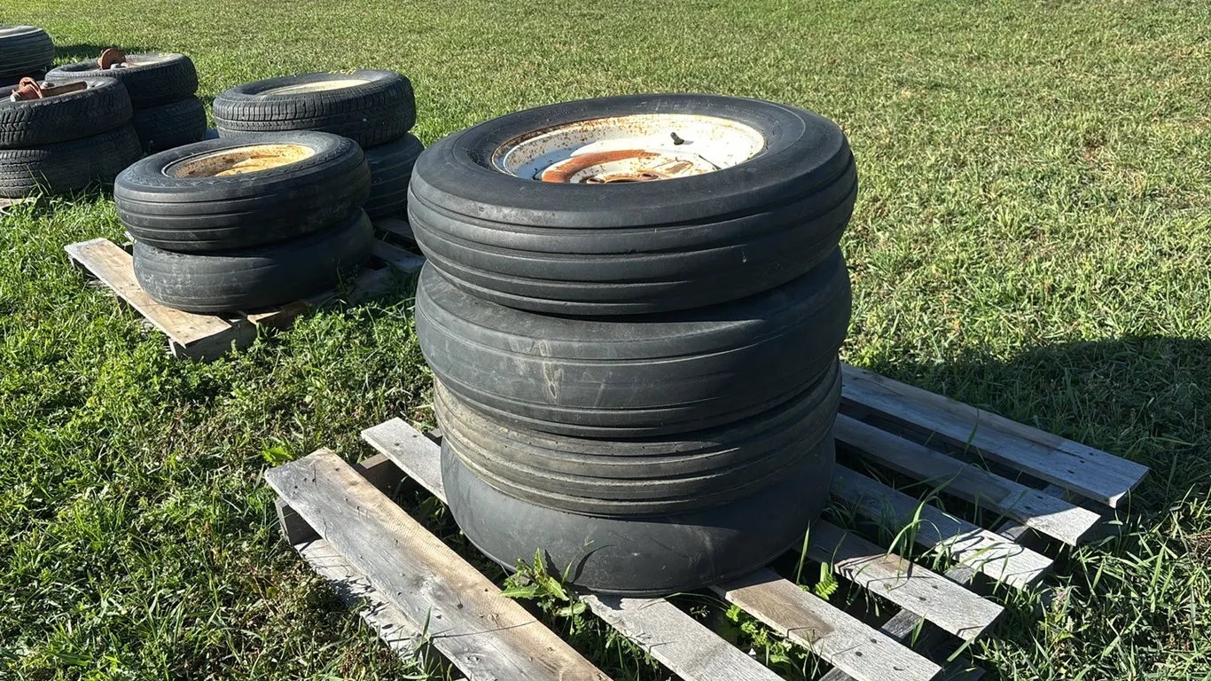 (4) Various Brand 6.7 x 15" Implement Rims