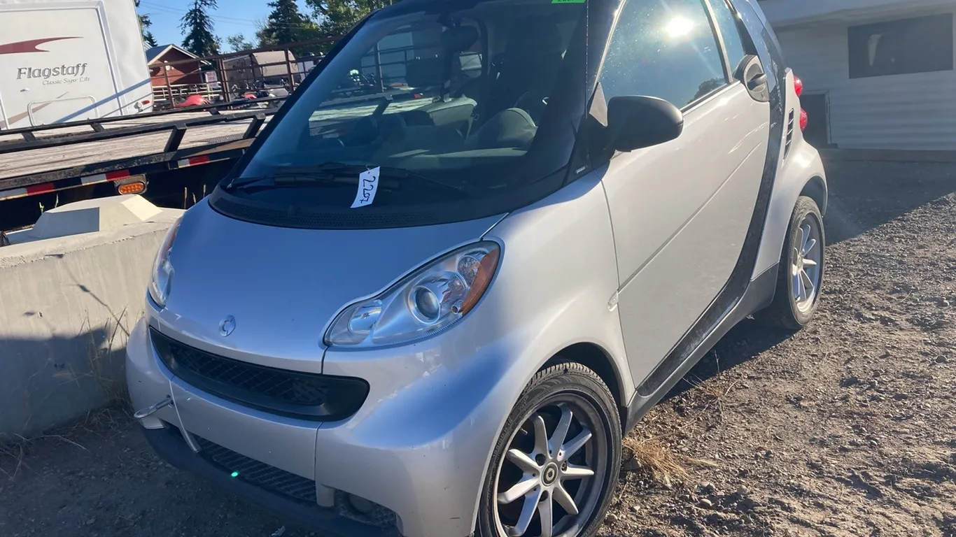 2008 Smart Car Black VIN: WMEEJ31X78K151385 *No Keys in Office*