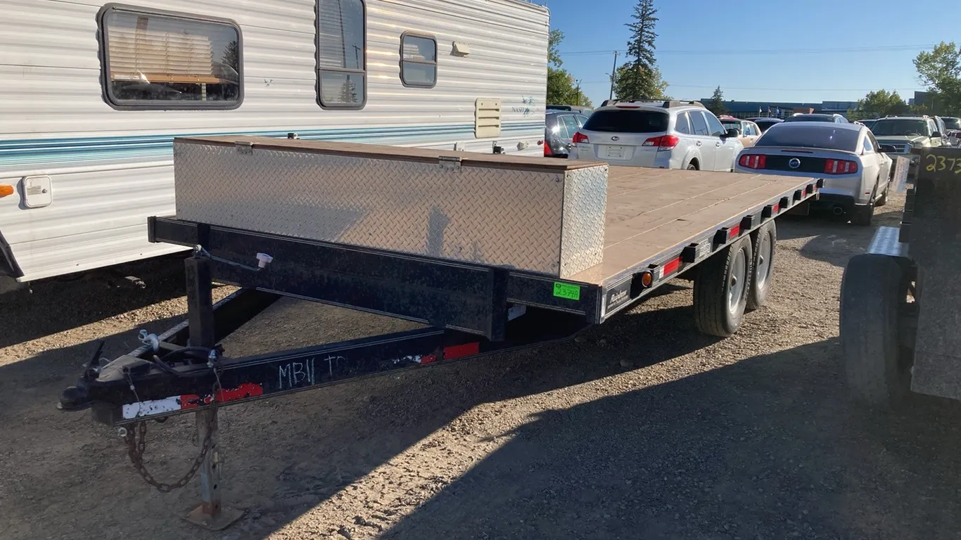 2008 18' Flat Deck Trailer VIN: 2R9DA182581625032