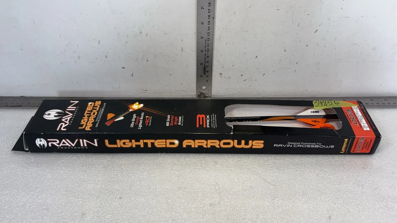 Ravin 400 Grain 20'' Lighted Arrows Approx. 3 Per Box *Unreserved*