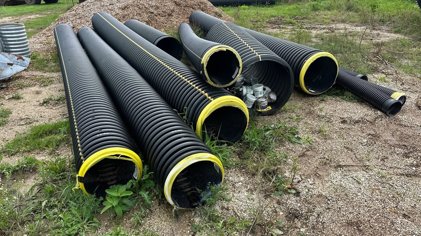 Lot Of Plastic Culverts