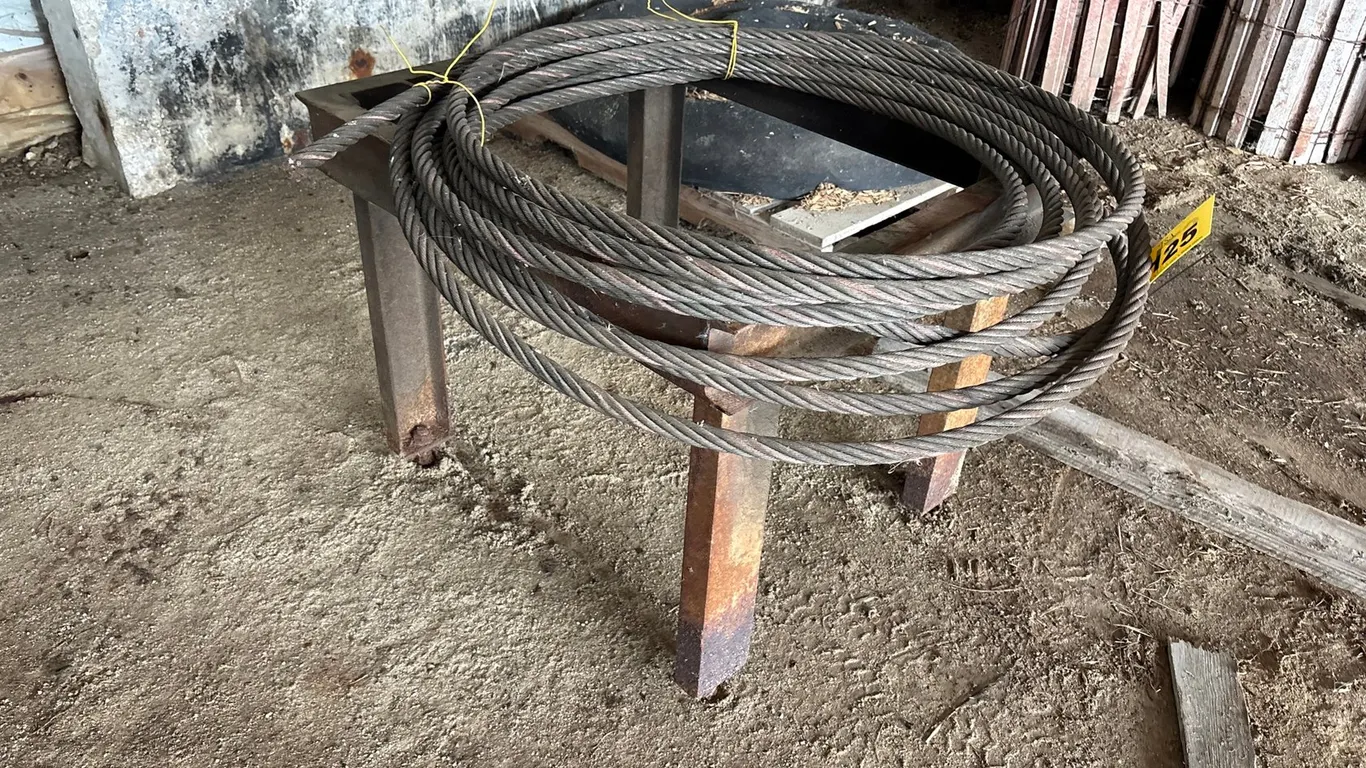 Spool Of Wire W/ 29"X32" Table
