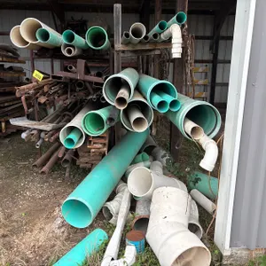 Racking W/ Misc PVC Pipe