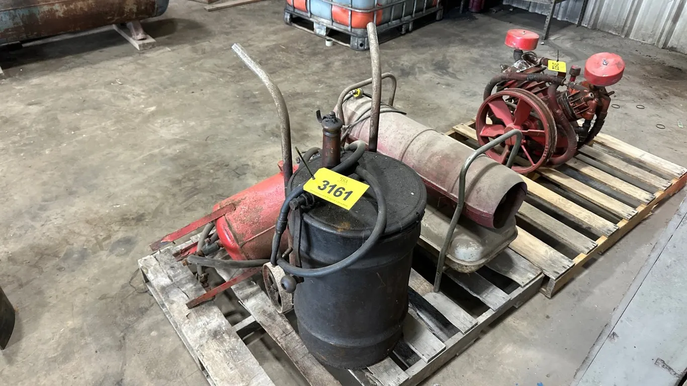 Heater, Oil Pump, Sand Blaster