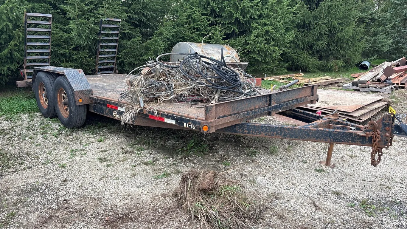 Gruetts UT-18 Flatbed Trailer
