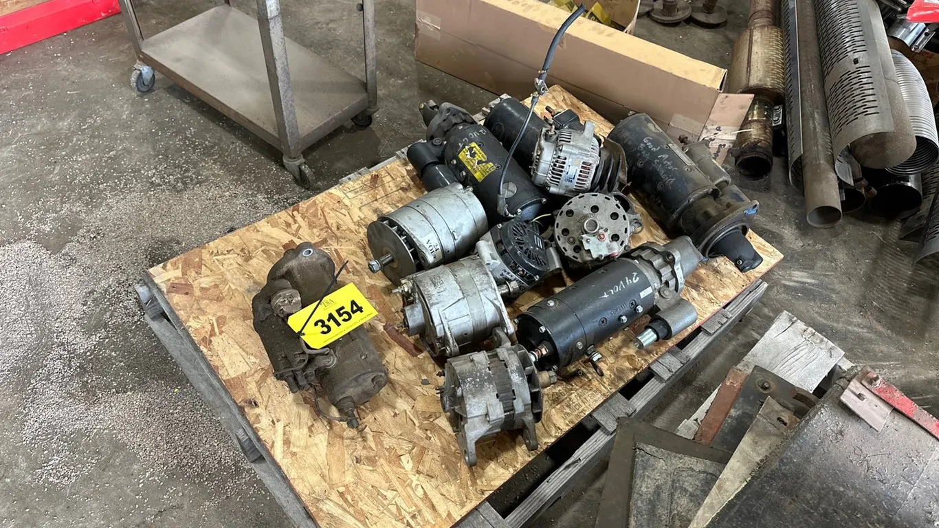 Lot Of Starters And Alternators