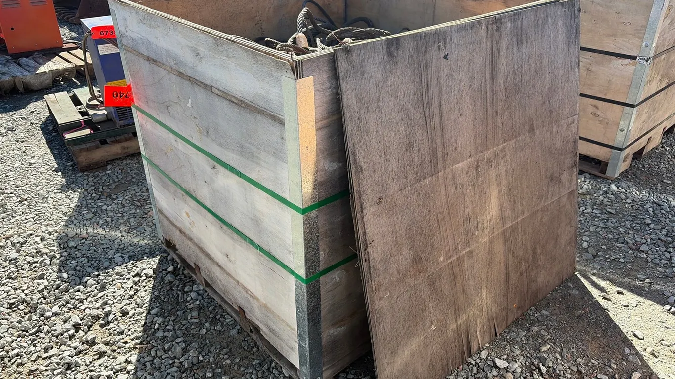 Crate Of Misc. Cables And Chokers