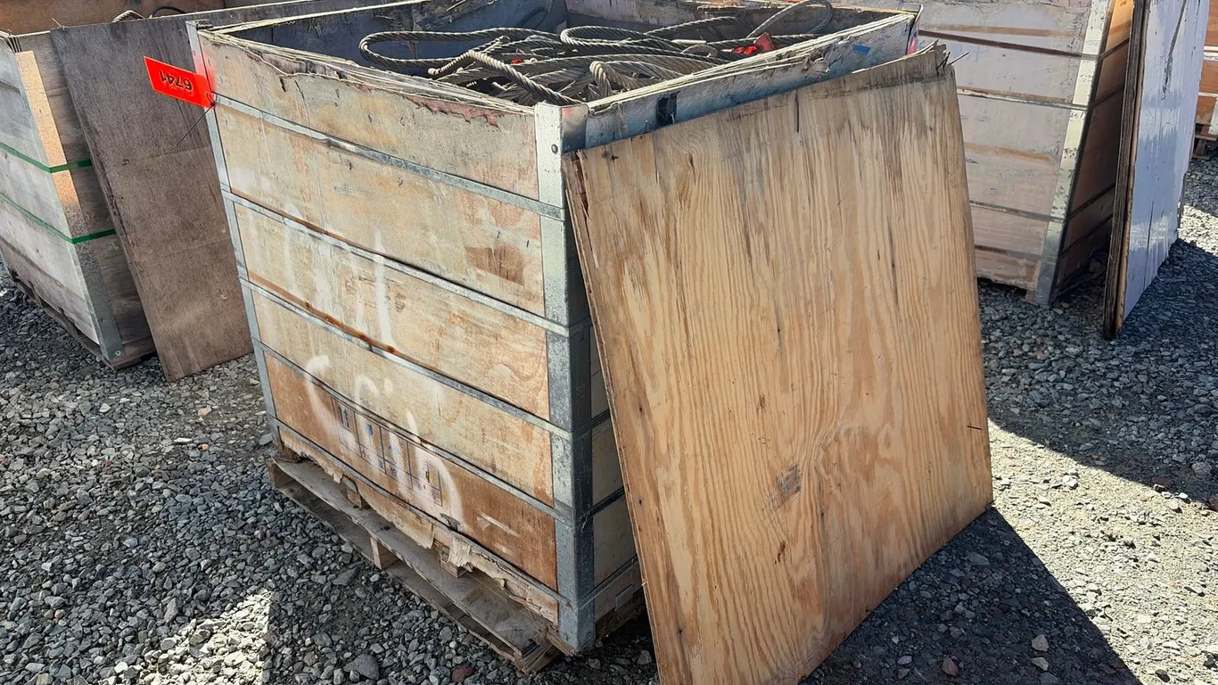 Crate Of Misc. Cables And Chokers