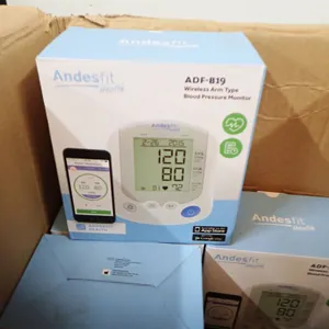 Lot of (9) Andesfit Health Arm Type Wireless Blood Pressure Monitors