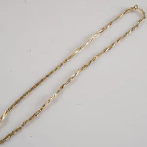 18k Two Tone Necklace