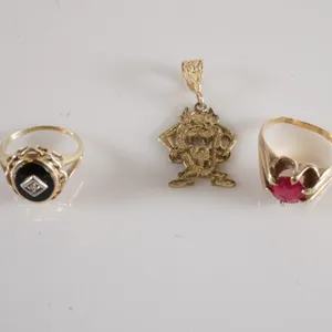 Lot of 10k Yellow Gold Jewelry