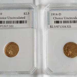 Lot of (2) $2.5 Gold Quarter Eagles