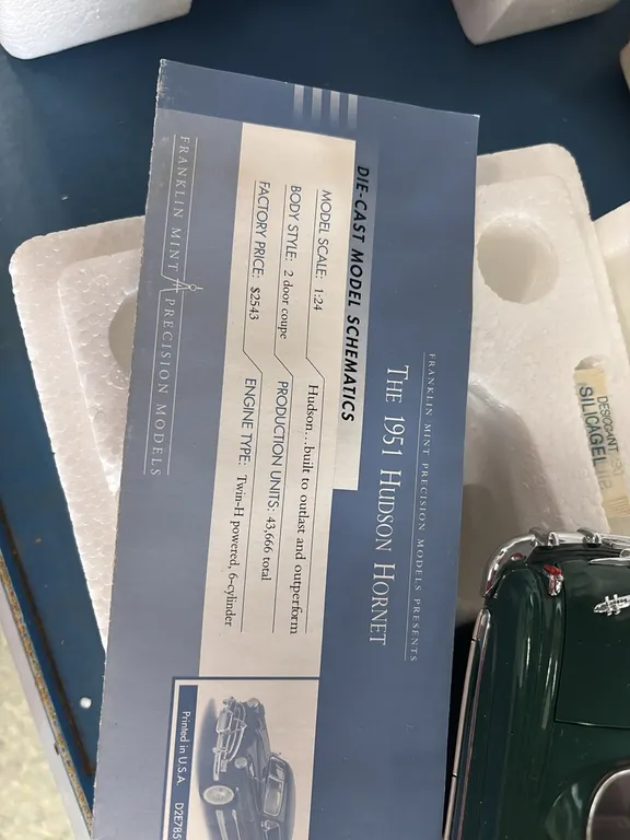 FRANKLIN MINT 1951 HUDSONHORNET REPLICA