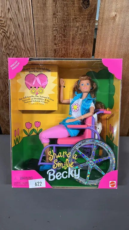 VINTAGE 1996 SPECIAL EDITION SHARE A SMILE BECKY DOLL *IN ORIGINAL BOX*