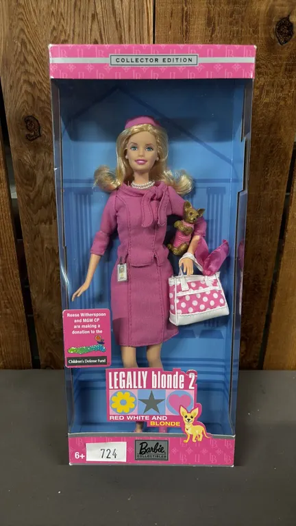 VINTAGE 2003 LEGALLY BLONDE 2 RED, WHITE & BLONDE BARBIE *IN ORIGINAL BOX*