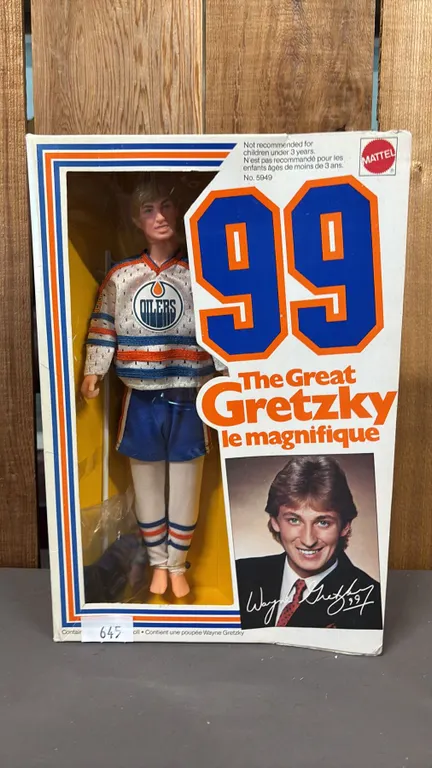 VINTAGE 99 THE GREAT GRETZKY DOLL *IN ORIGINAL BOX*