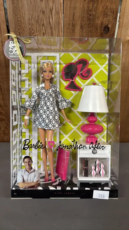 VINTAGE 2009 BARBIE LOVES JONATHAN ADLER DOLL *IN ORIGINAL BOX*