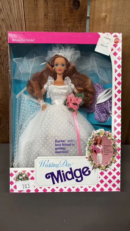 VINTAGE 1990 WEDDING DAY MIDGE *IN ORIGINAL BOX*
