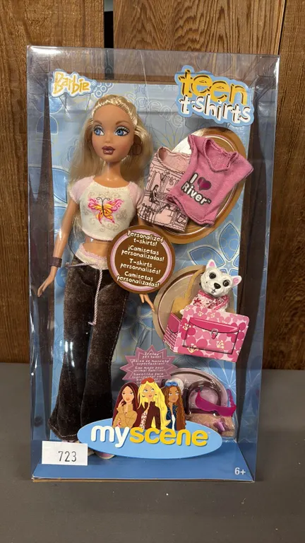 VINTAGE MY SCENE TEEN TSHIRTS BARBIE *IN ORIGINAL BOX*