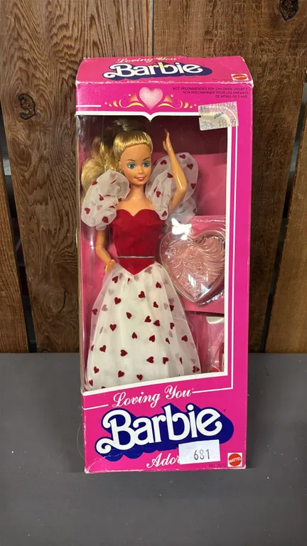 VINTAGE 1983 LOVING YOU BARBIE *IN ORIGINAL BOX/PROOF OF PURCHASE HAS BEEN CUT OUT*