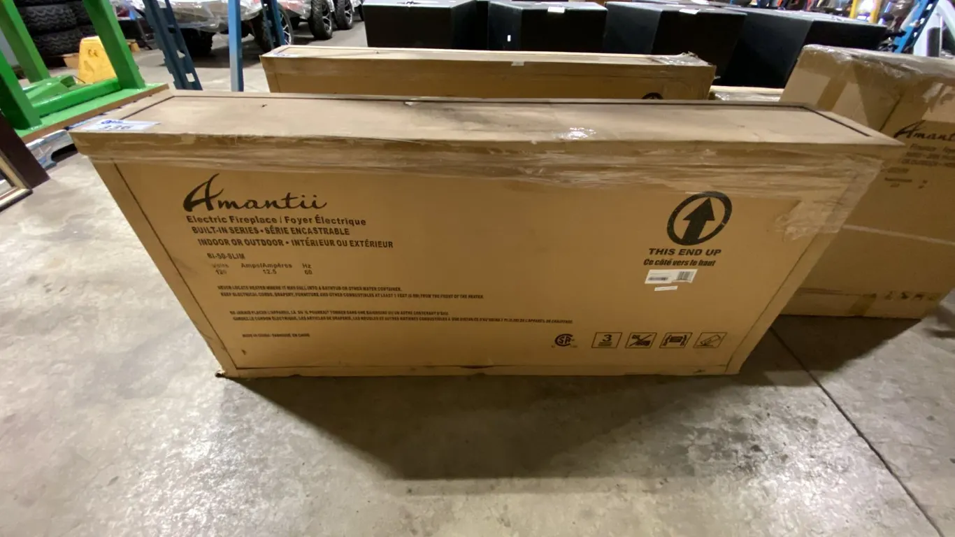 AMANTII ELECTRIC FIREPLACE MODEL BI-50-SLIM, BUILT IN SERIES