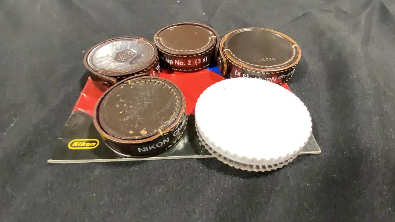 ASSORTED NIKON CLOSE UP LENSES