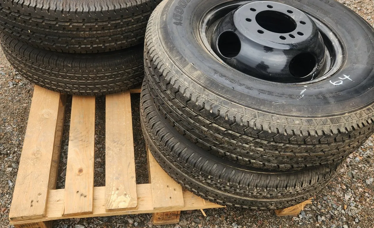 New 235/80R16 10 ply radial tires on dually rims **Price Per Tire x 4**