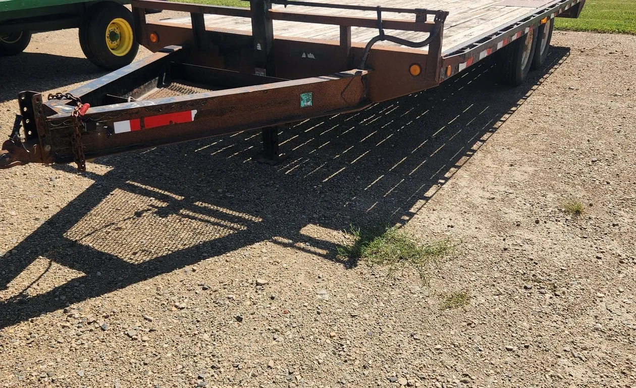 2007 PJ 20' Deck-Over Trailer w/2-7,000 lb. axles & 14 ply tires. Just serviced, all lights & brakes work