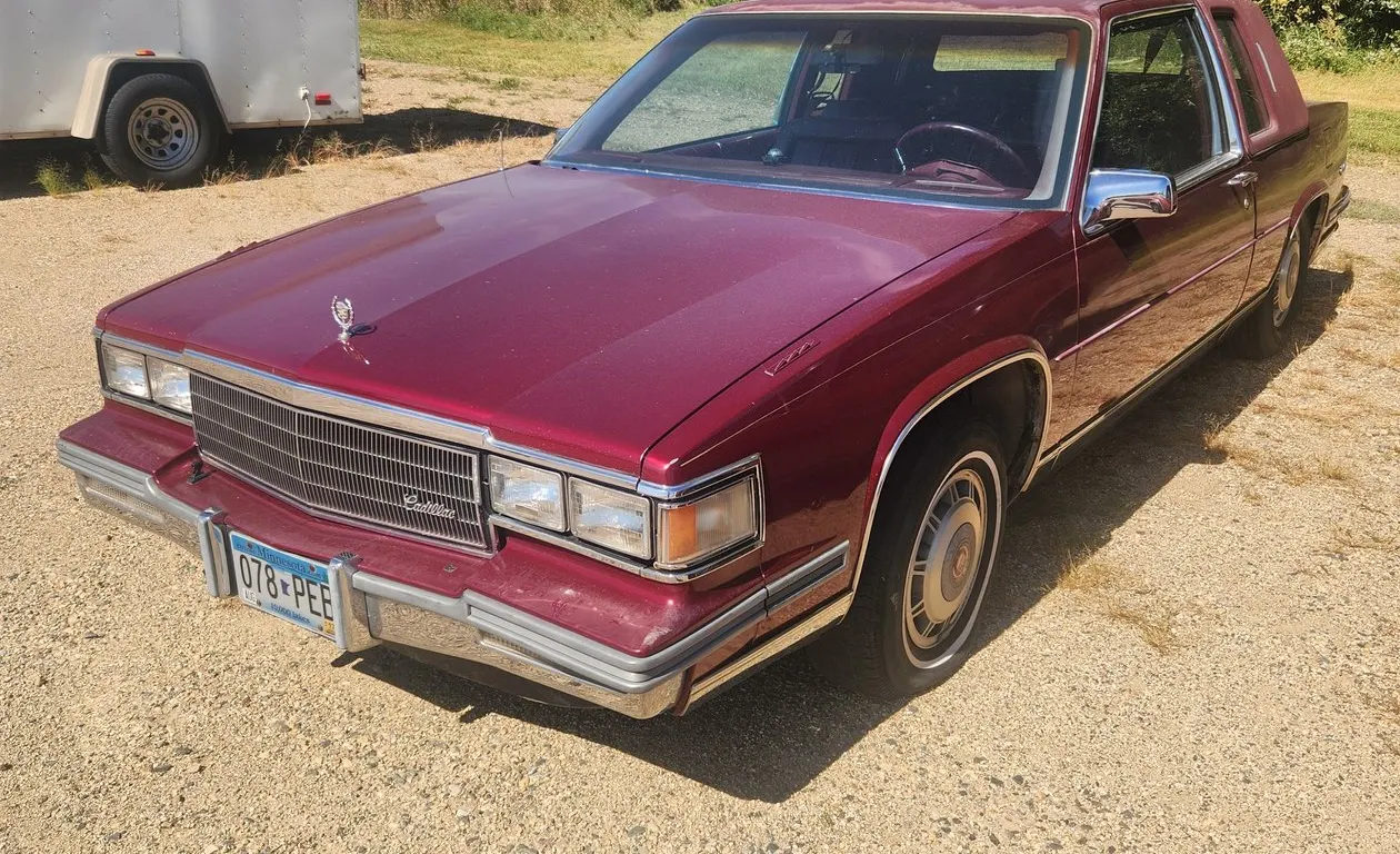 1986 Cadillac Coupe DeVille *Not Running, Car hauled in* Owner states "Runs with gas poured into carb"