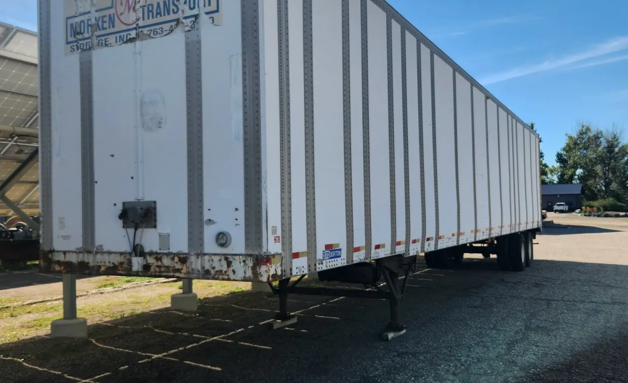 Stoughton 50' Semi-VanTrailer with double rear doors **NO TITLE STORAGE ONLY** Taxable