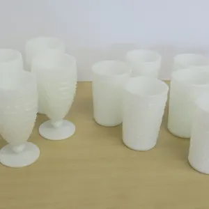 Hobnail Milk Glass
