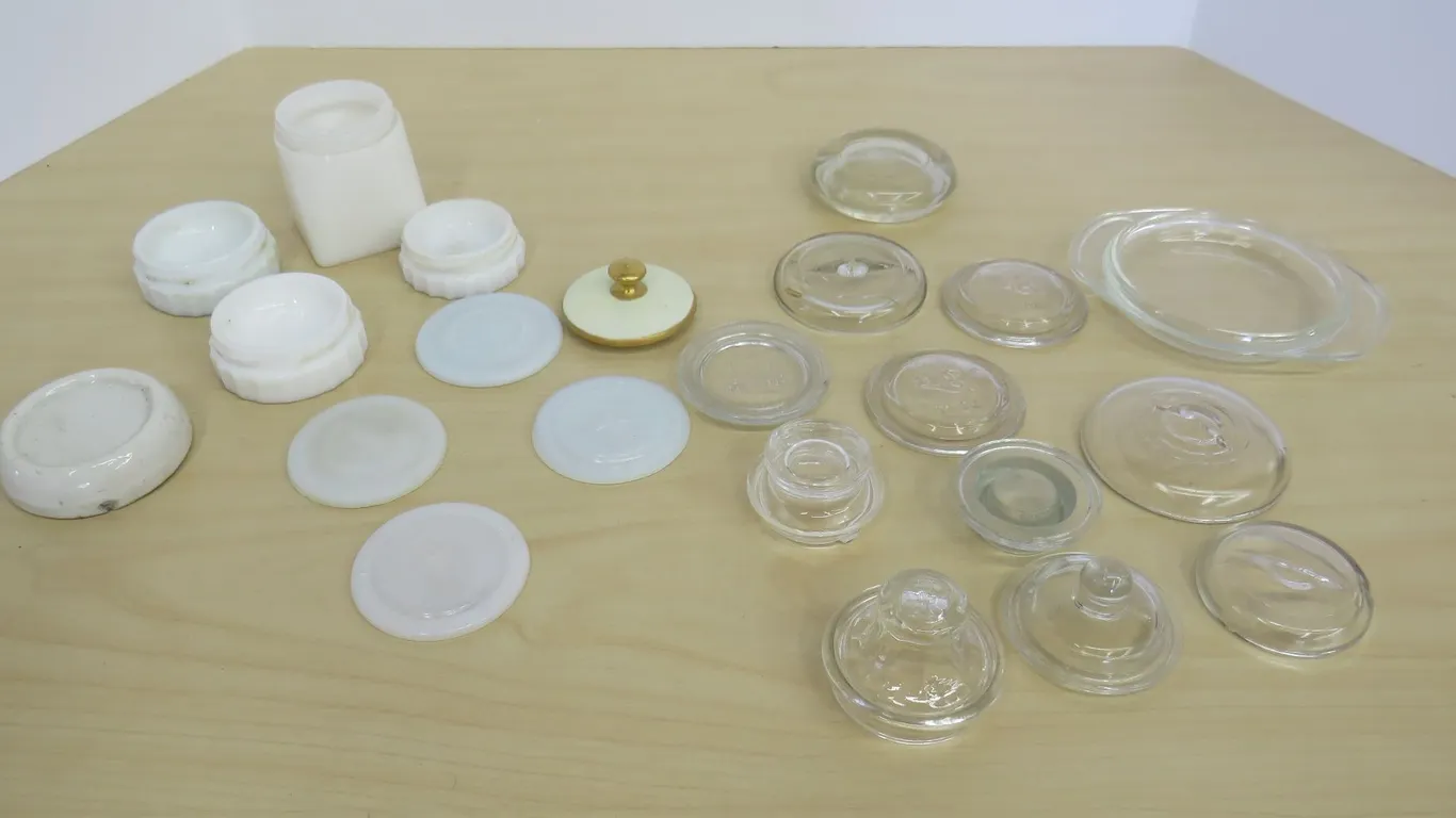 Glass Lids and Jars