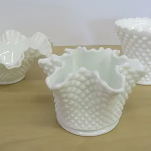 Hobnail Milk Glass