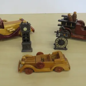 Wooden Cars and Metal Pencil Sharpeners