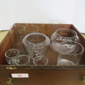 Vintage Drawer with Glass Decor