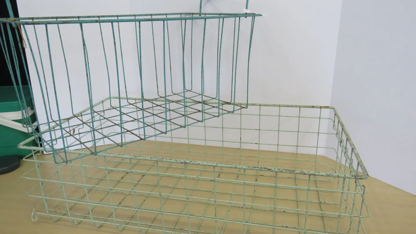 Vintage Wire Bins