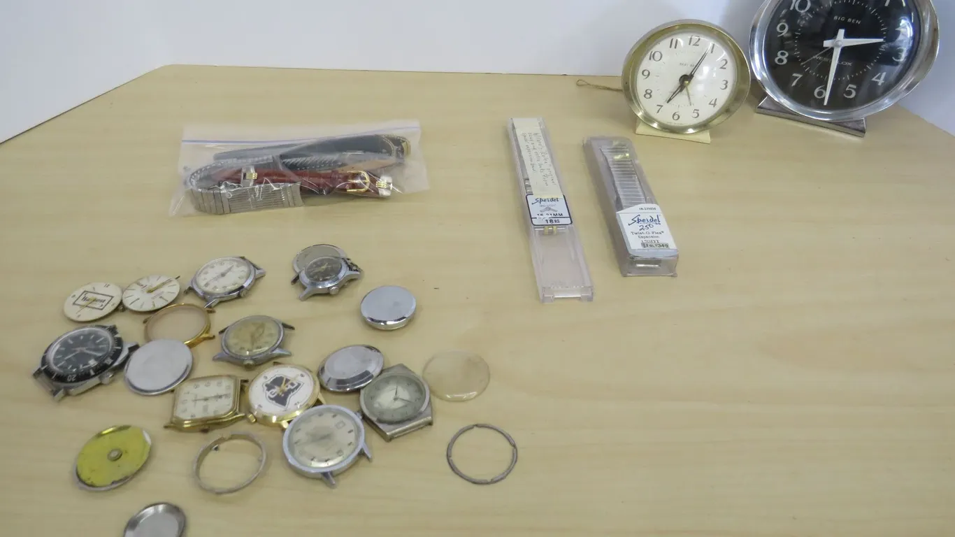 Vintage Clocks and Watch Parts
